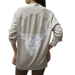 Koch Longfellow wool Cardigan cream size S